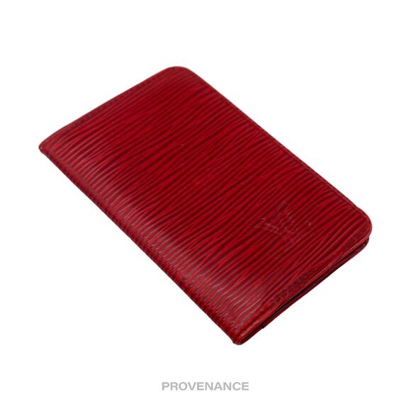 🔴 Louis Vuitton "MALLETIER" PO Wallet - Red Epi - Picture 4 of 8